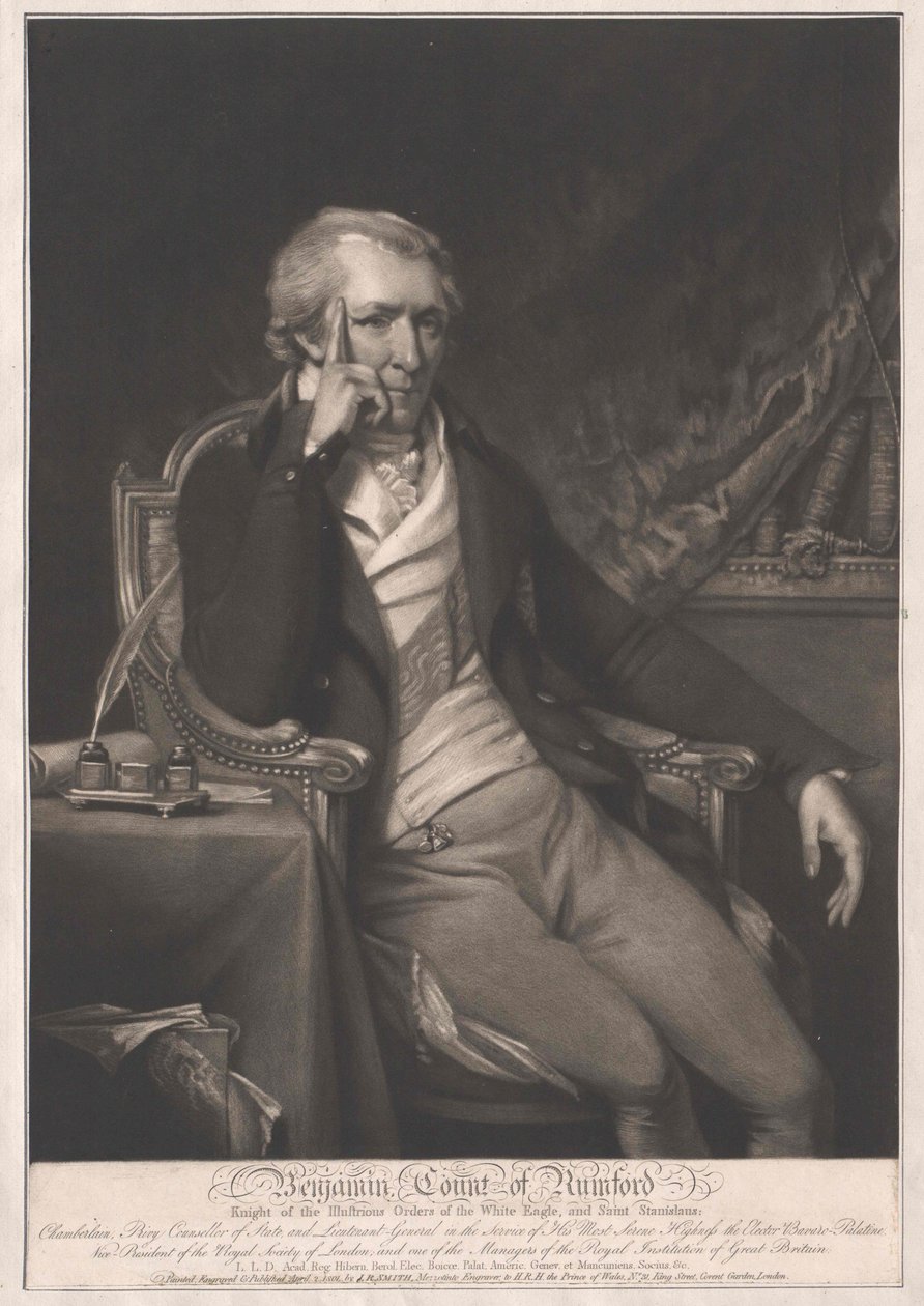 Rumford Thompsonin kreivi tekijältä Artist Unknown