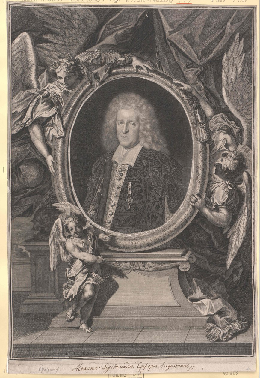 Pfalzin-Neuburgin kreivi Alexander Sigismund tekijältä Artist Unknown