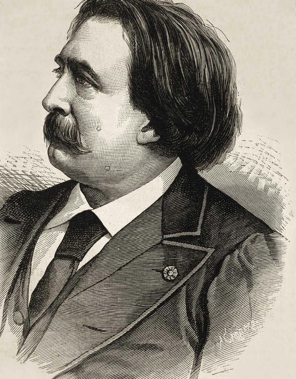 Dore, Paul Gustave (1832-1883). Romantiikka. Etsaus tekijältä Artist Unknown