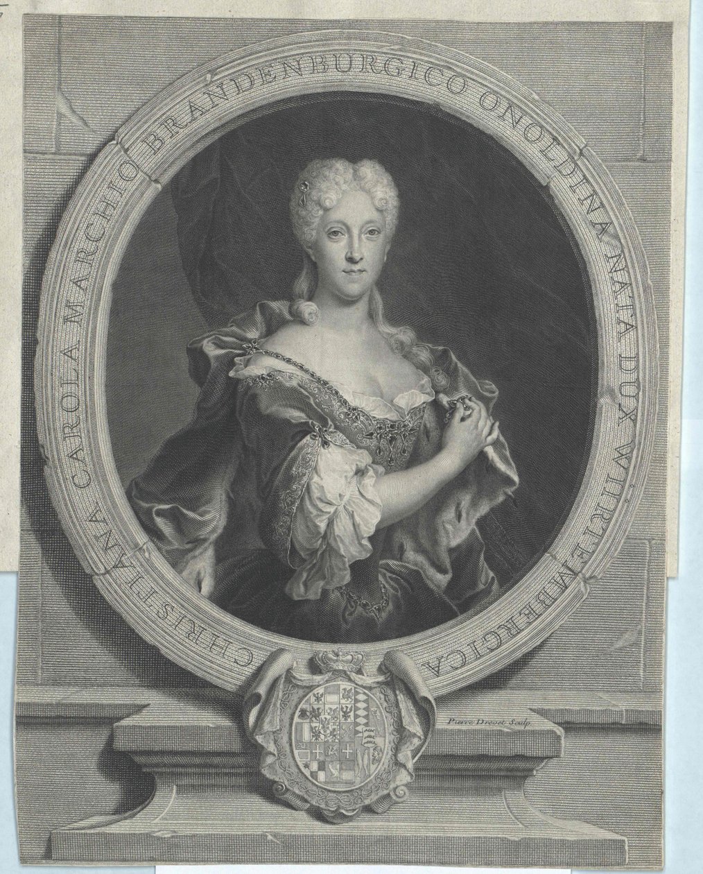 Württembergin herttuatar Christian Charlotte tekijältä Artist Unknown