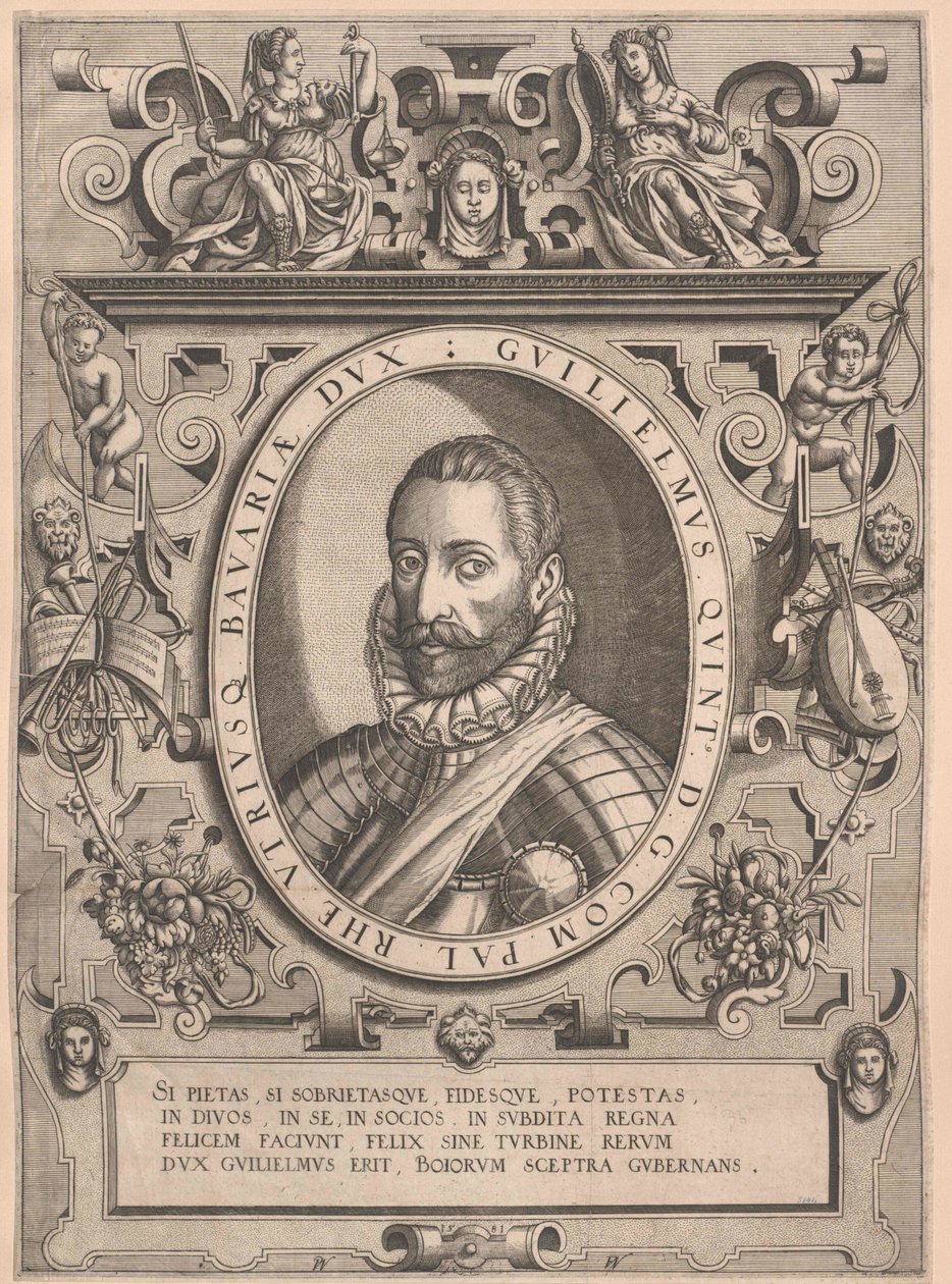 Baijerin herttua William V tekijältä Artist Unknown