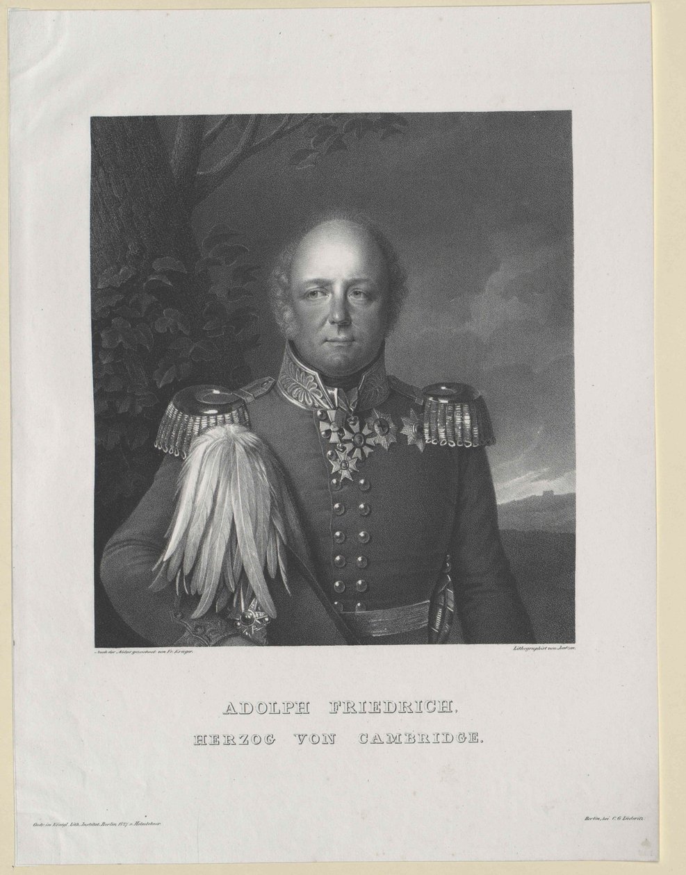Cambridgen herttua Adolf Friedrich tekijältä Artist Unknown