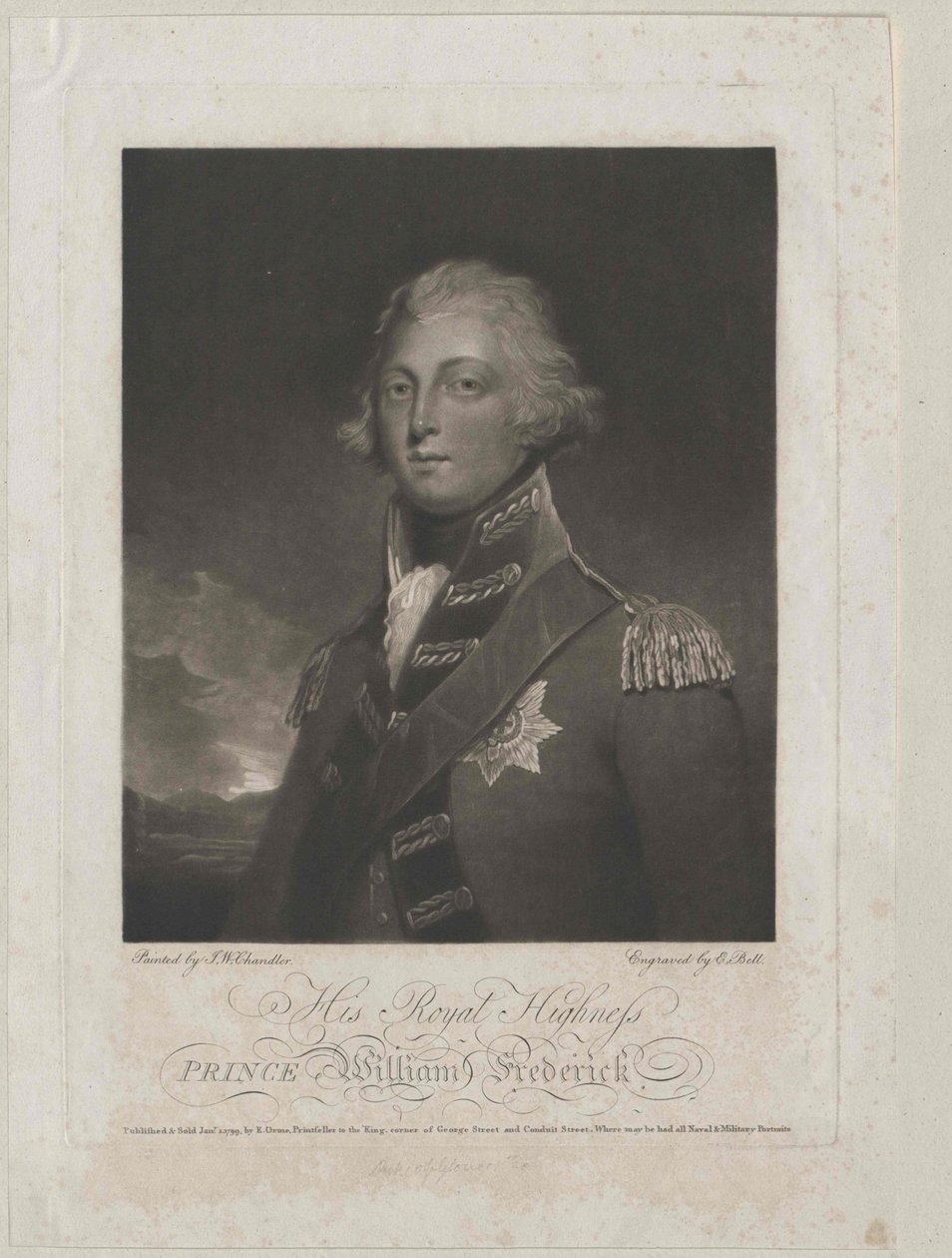 Gloucesterin herttua William Fredric tekijältä Artist Unknown