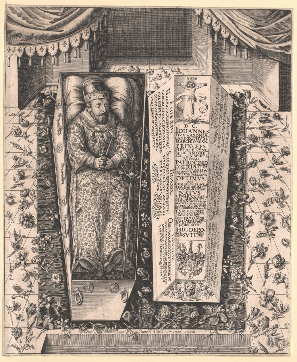 Sachsen-Weimarin talon herttua Johann tekijältä Artist Unknown