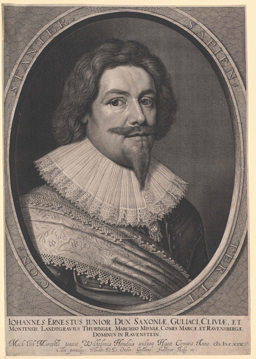 Sachsen-Weimarin talon herttua Johann Ernst I tekijältä Artist Unknown