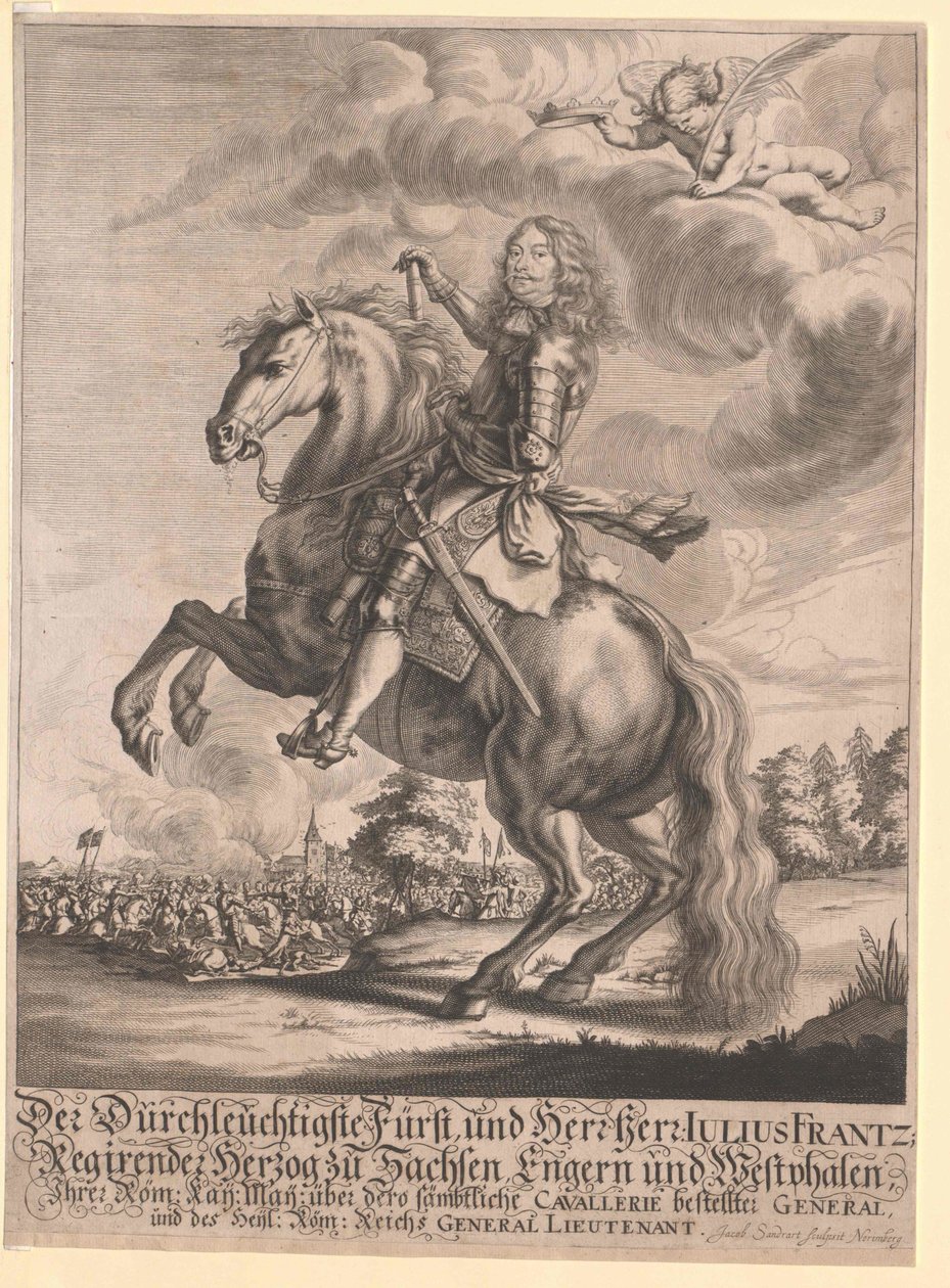 Saksi-Lauenburgin herttua Julius Franz tekijältä Artist Unknown