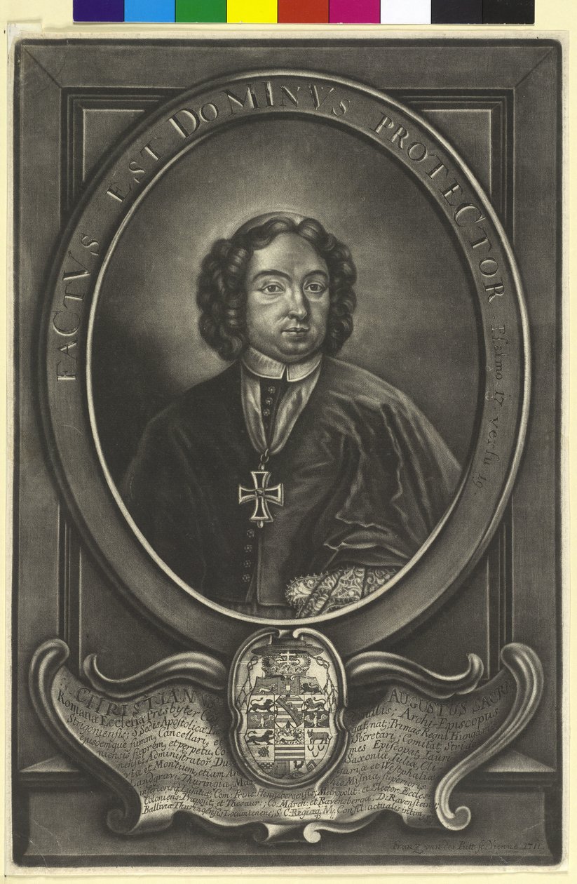 Sachsen-Zeitzin herttua Christian August tekijältä Artist Unknown