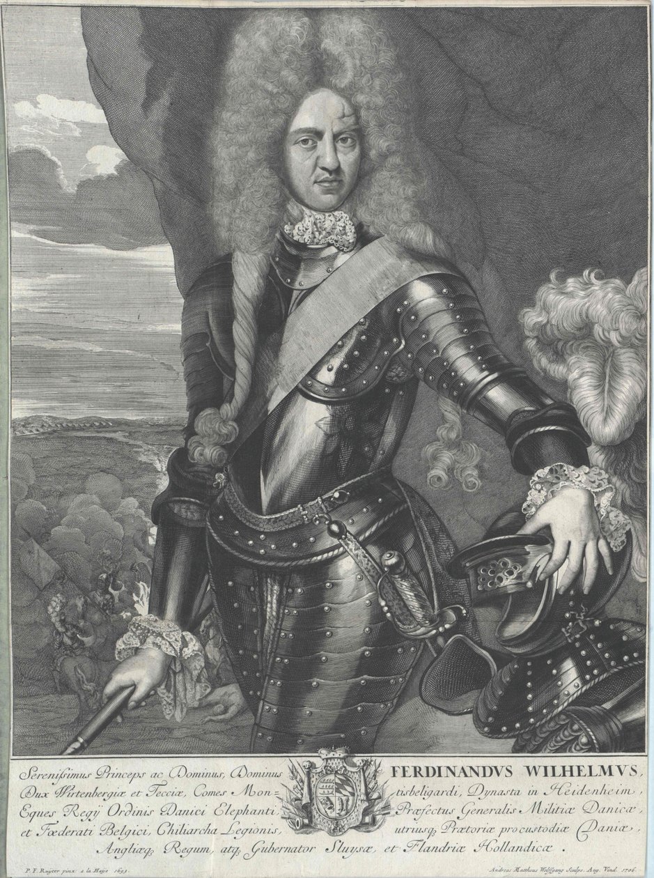 Württembergin herttua Ferdinand Wilhelm tekijältä Artist Unknown