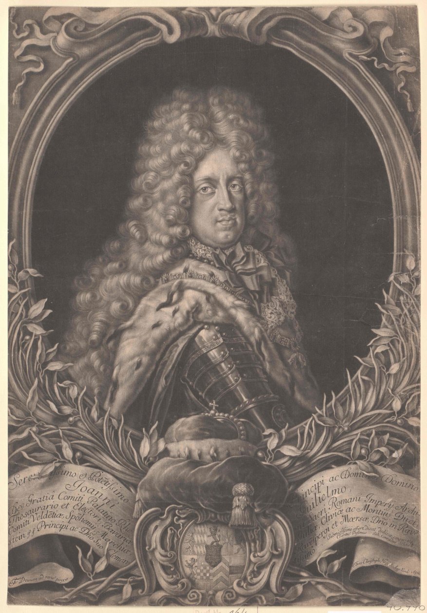 Pfalzin vaalipiiri Johann Wilhelm tekijältä Artist Unknown