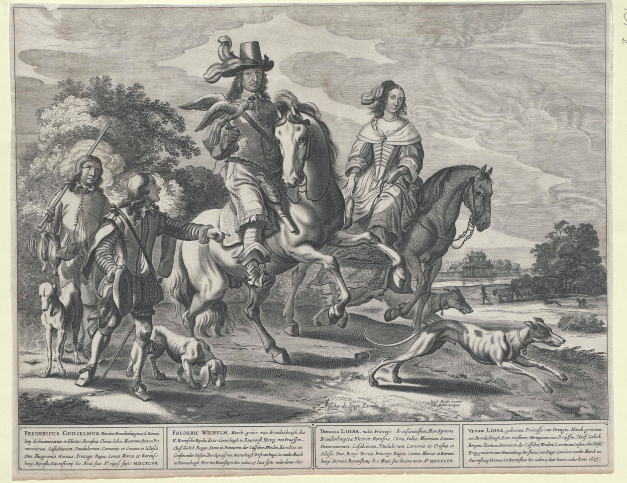 Brandenburgin vaaliruhtinas (1620-1688) Frederick Wilhelm tekijältä Artist Unknown