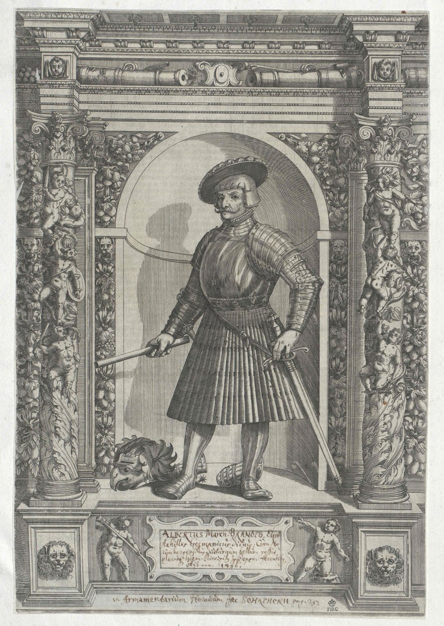 Brandenburgin vaaliruhtinas Albrecht Achilles tekijältä Artist Unknown
