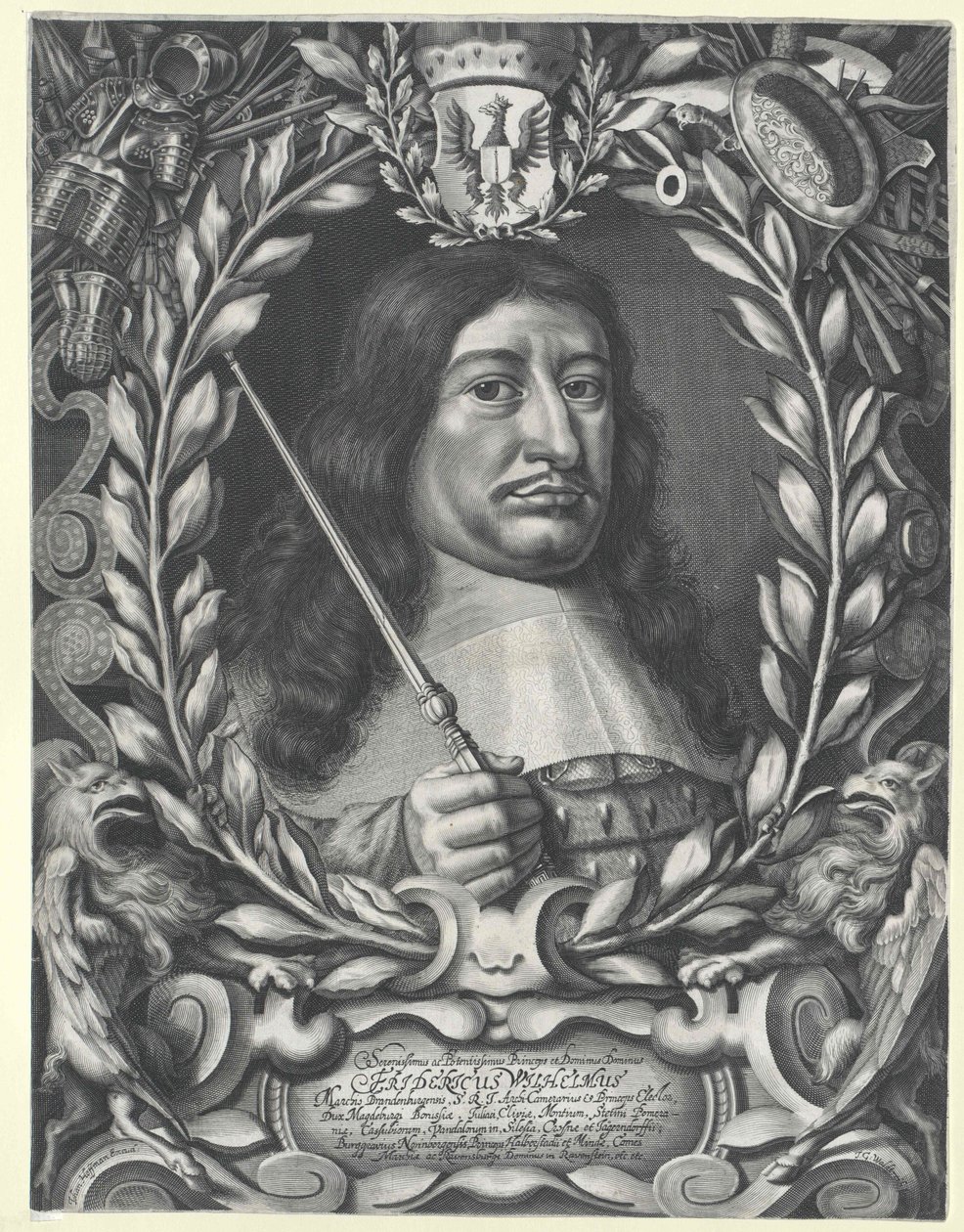 Brandenburgin vaaliruhtinas Frederic Wilhelm tekijältä Artist Unknown