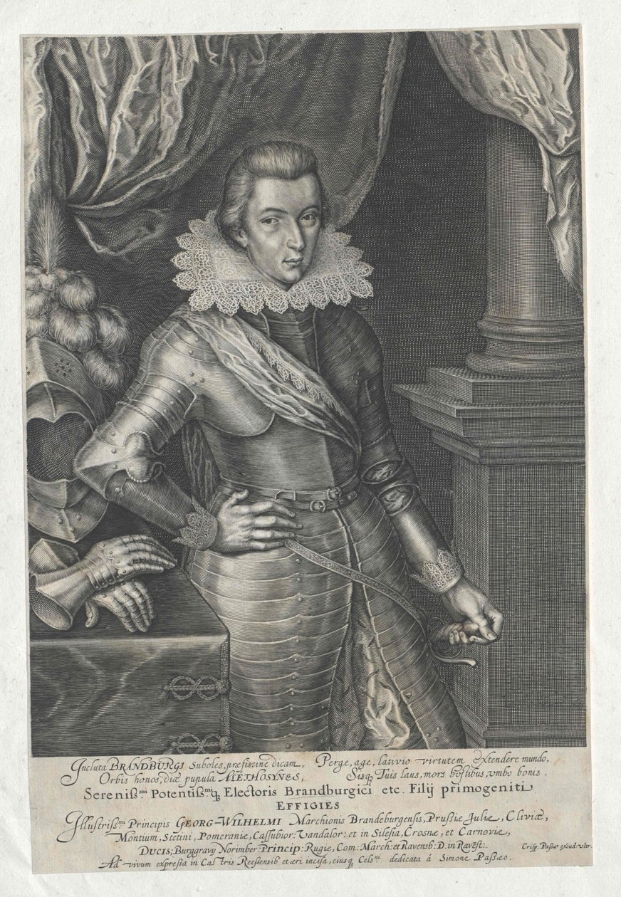 Brandenburgin vaaliruhtinas Georg Wilhelm tekijältä Artist Unknown
