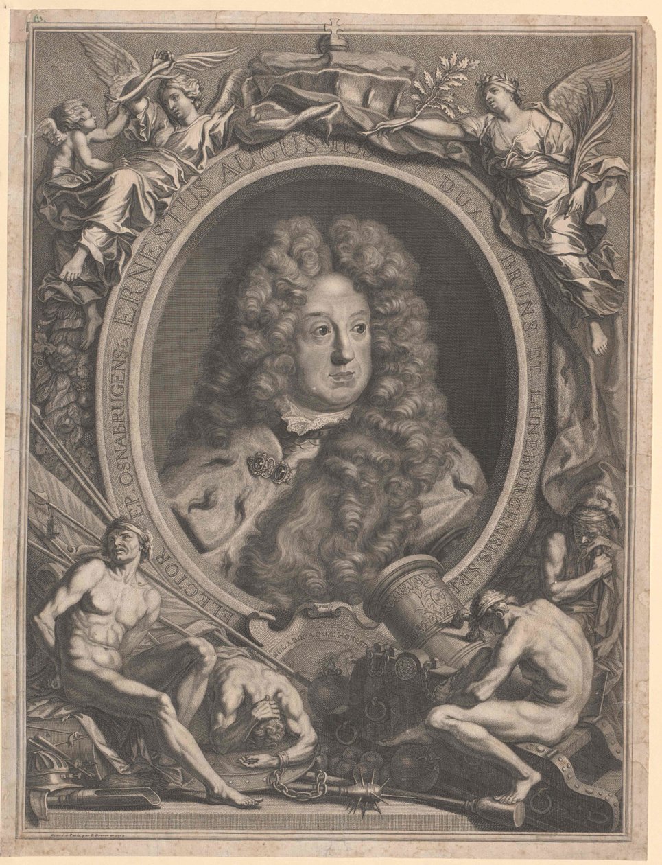 Hannoverin vaaliruhtinas Brunswick-Lueneburgin herttua Ernst August I (tulosta) tekijältä Artist Unknown