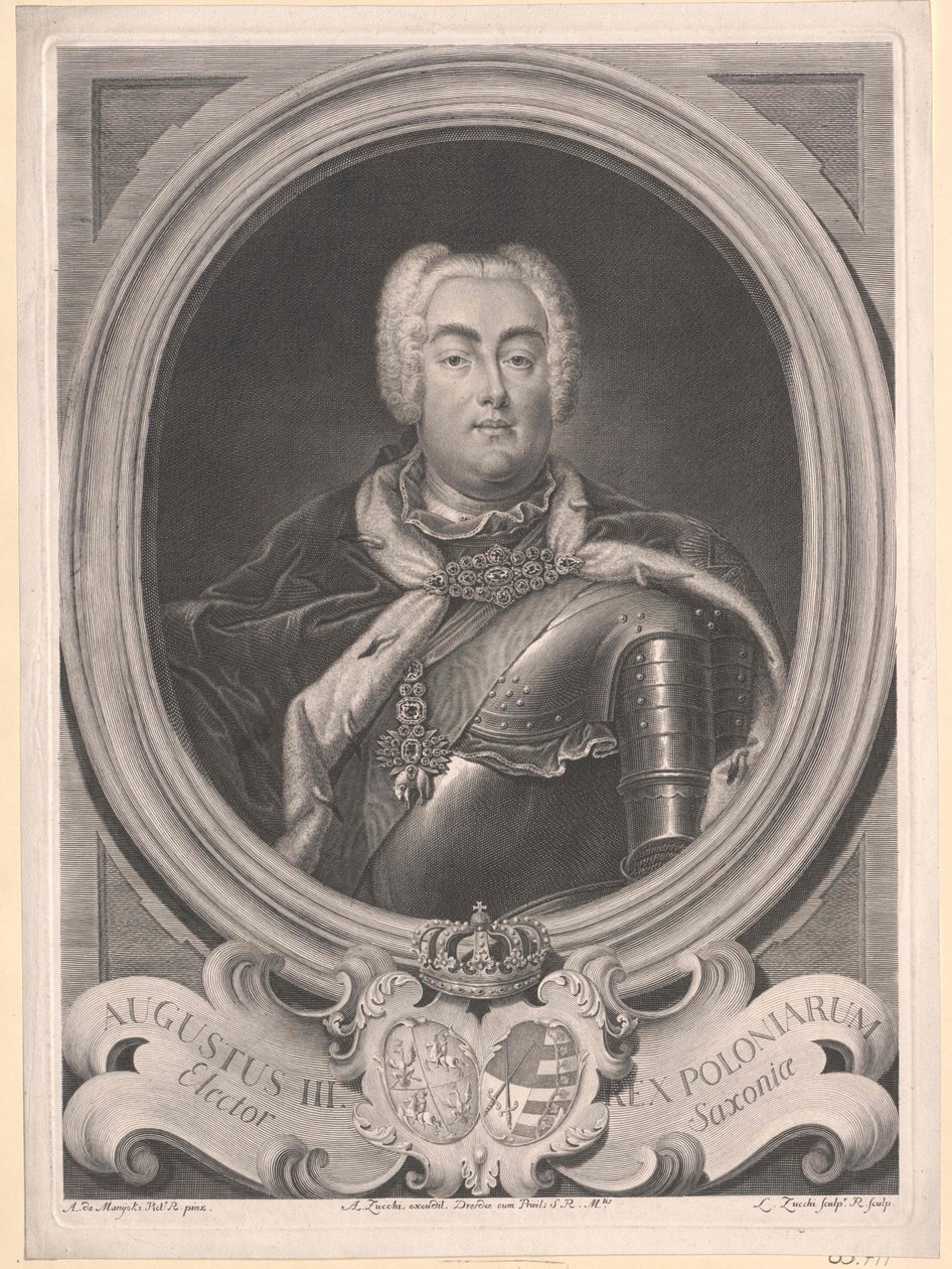 Saksin vaaliruhtinas Frederic August II tekijältä Artist Unknown