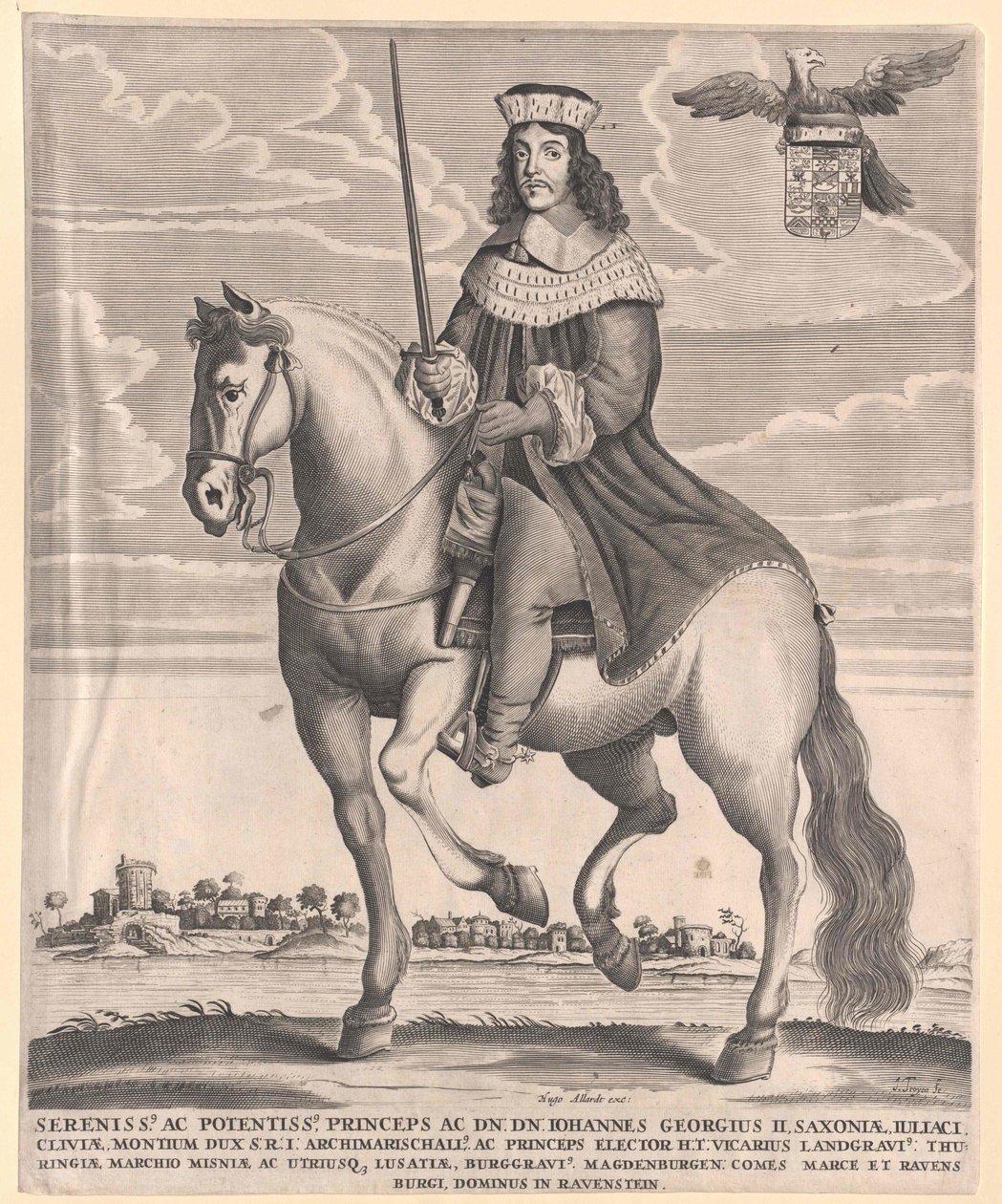 Saksin vaaliruhtinas Johann George II tekijältä Artist Unknown
