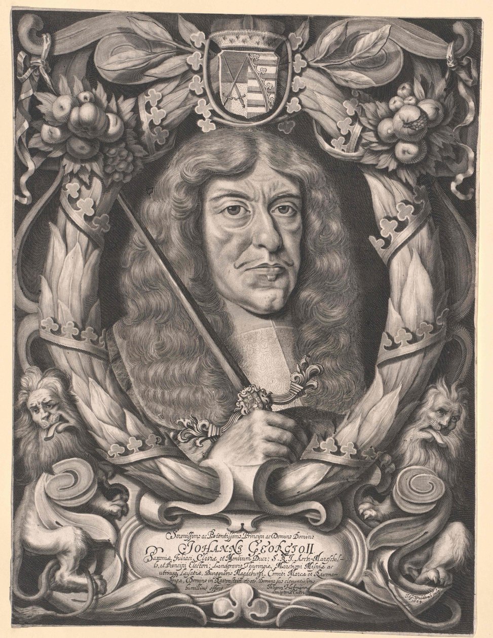 Saksin vaaliruhtinas Johannes Yrjö II tekijältä Artist Unknown