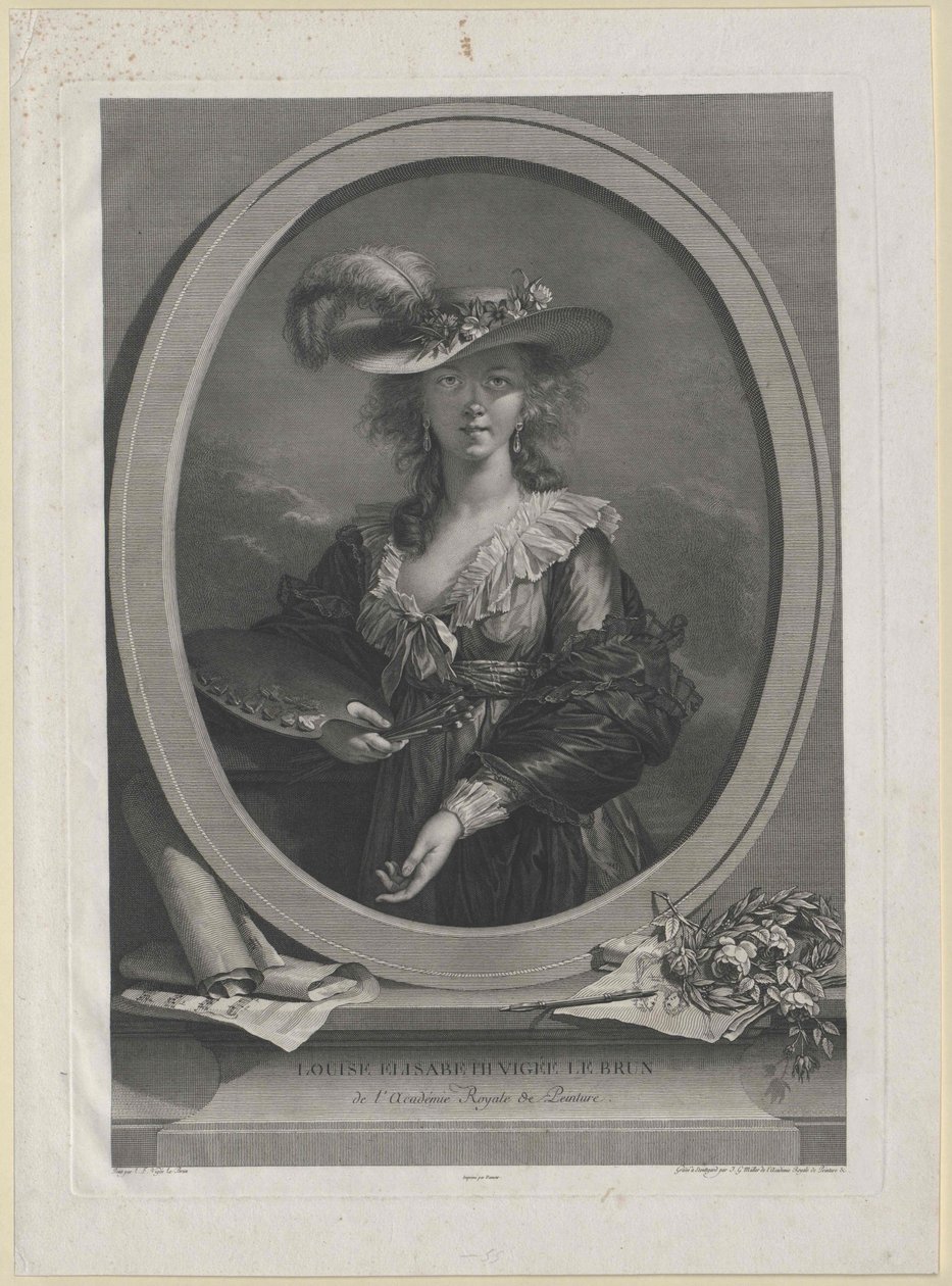 Elisabeth Vigee-Lebrun tekijältä Artist Unknown