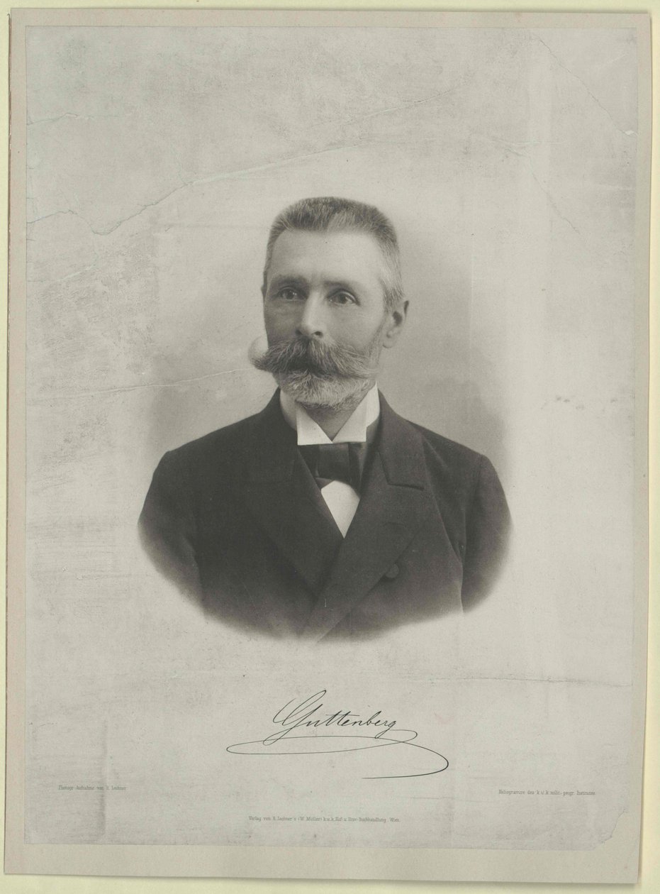 Emil Baron von Guttenberg (painettu) tekijältä Artist Unknown