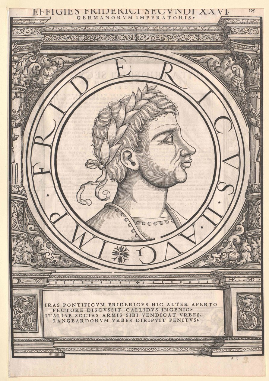 Keisari Frederic II tekijältä Artist Unknown