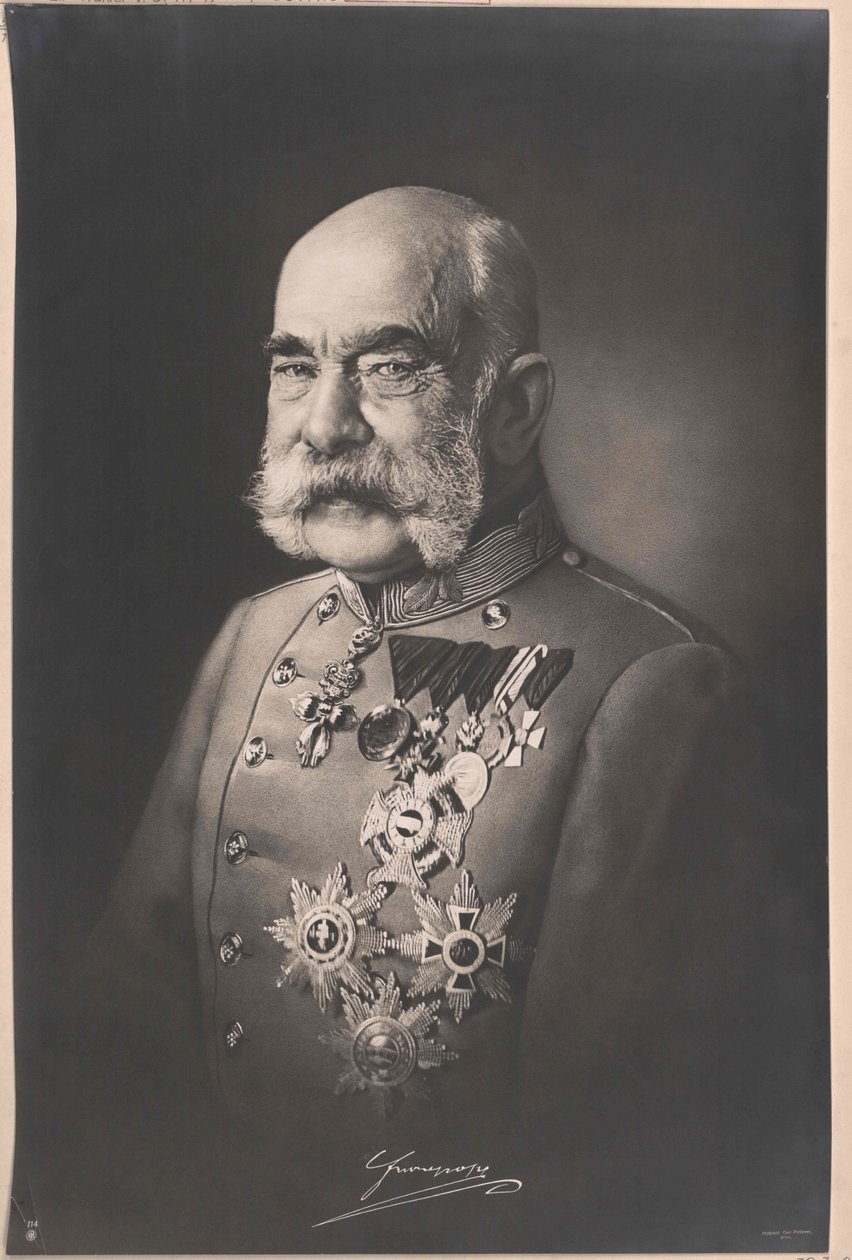 Itävallan keisari Franz Joseph I tekijältä Artist Unknown
