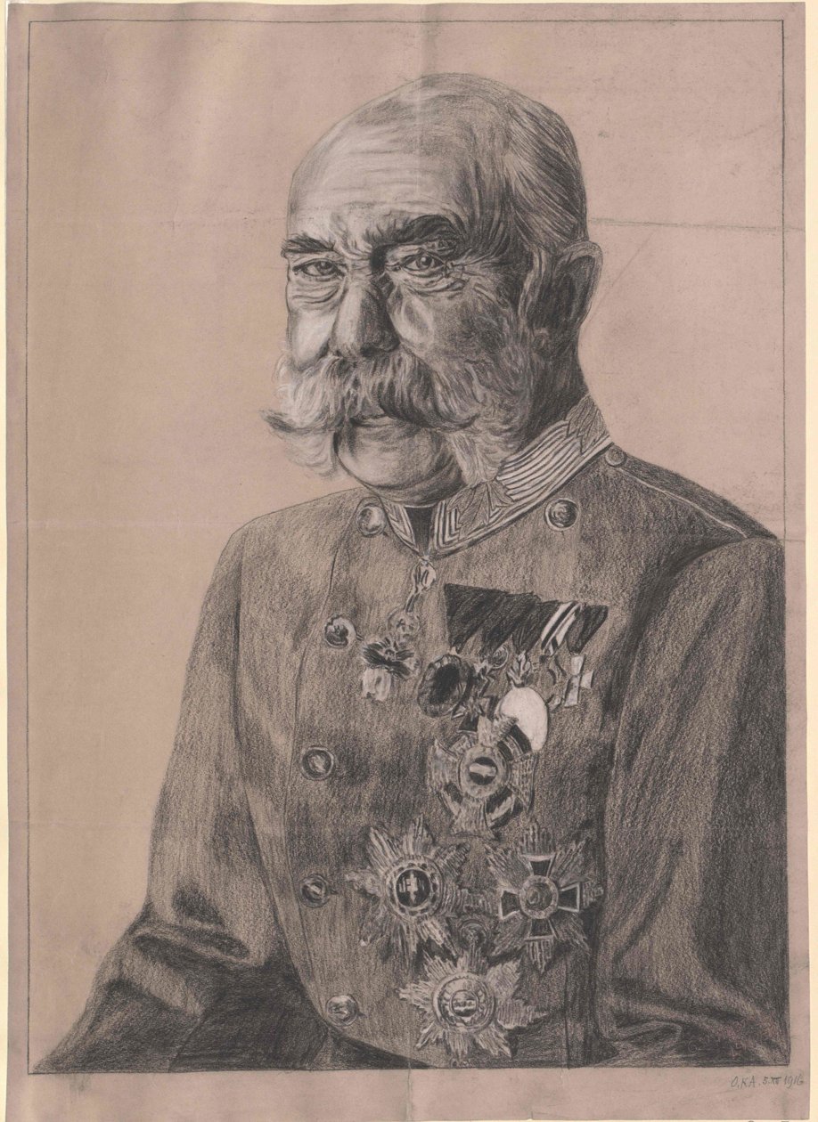 Itävallan keisari Franz Joseph I tekijältä Artist Unknown