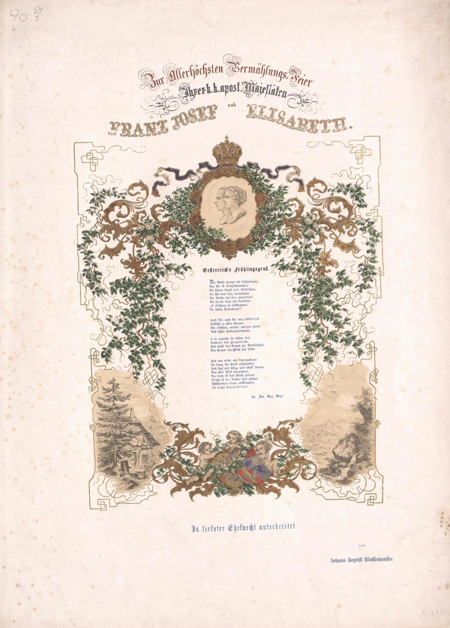 Itävallan keisari Franz Joseph I tekijältä Artist Unknown