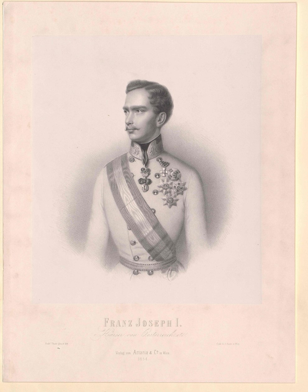 Itävallan keisari Franz Joseph I tekijältä Artist Unknown