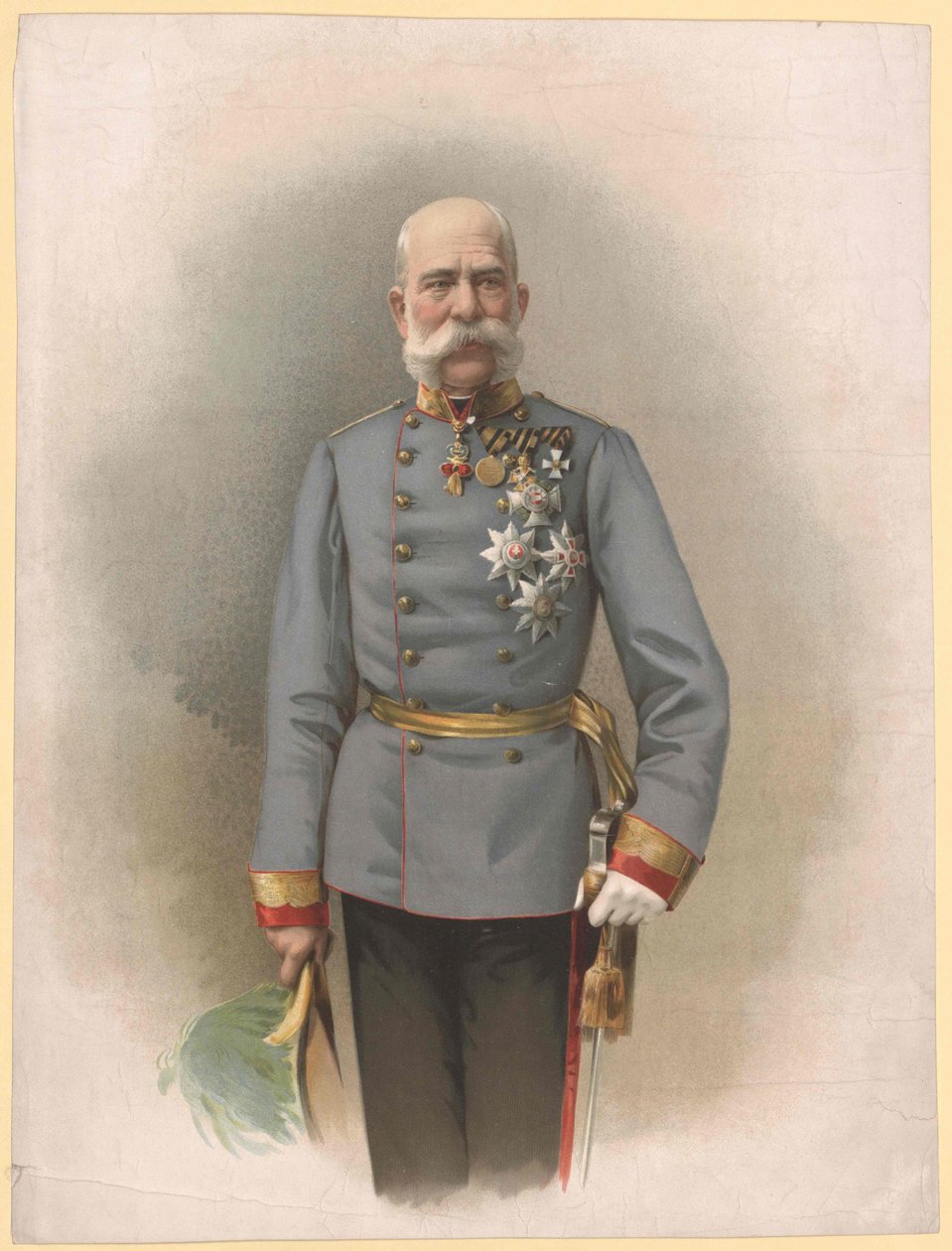 Itävallan keisari Franz Joseph I tekijältä Artist Unknown