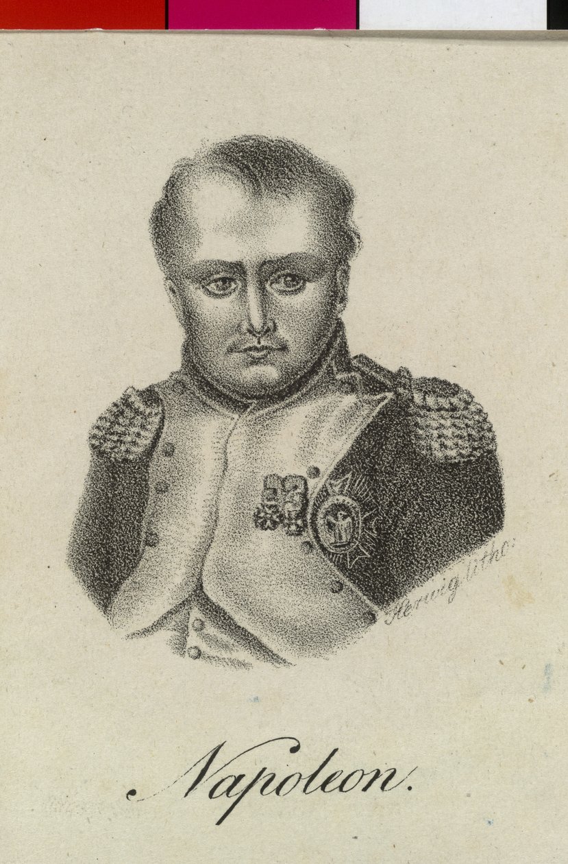 Ranskan keisari Napoleon I Bonaparte tekijältä Artist Unknown