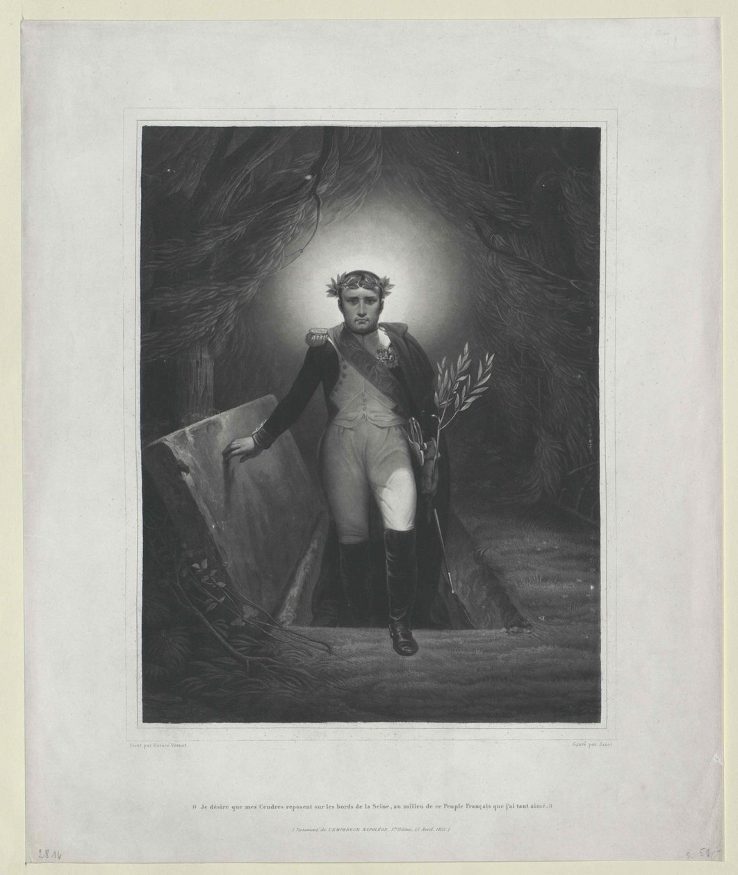 Ranskan keisari Napoleon I Bonaparte tekijältä Artist Unknown