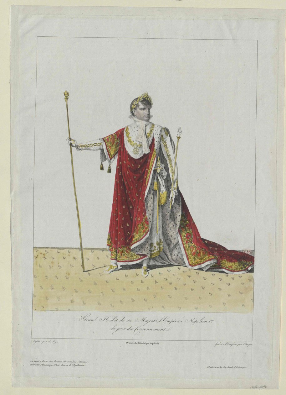 Ranskan keisari Napoleon I Bonaparte tekijältä Artist Unknown