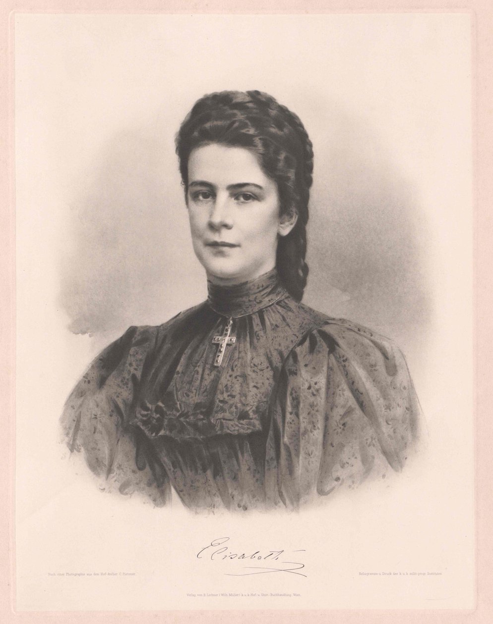 Itävallan keisarinna Elisabeth tekijältä Artist Unknown