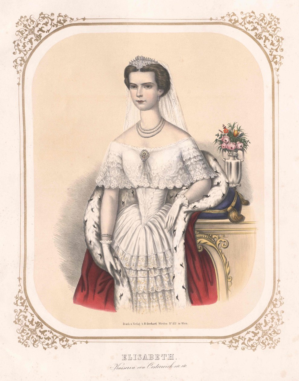 Itävallan keisarinna Elisabeth tekijältä Artist Unknown