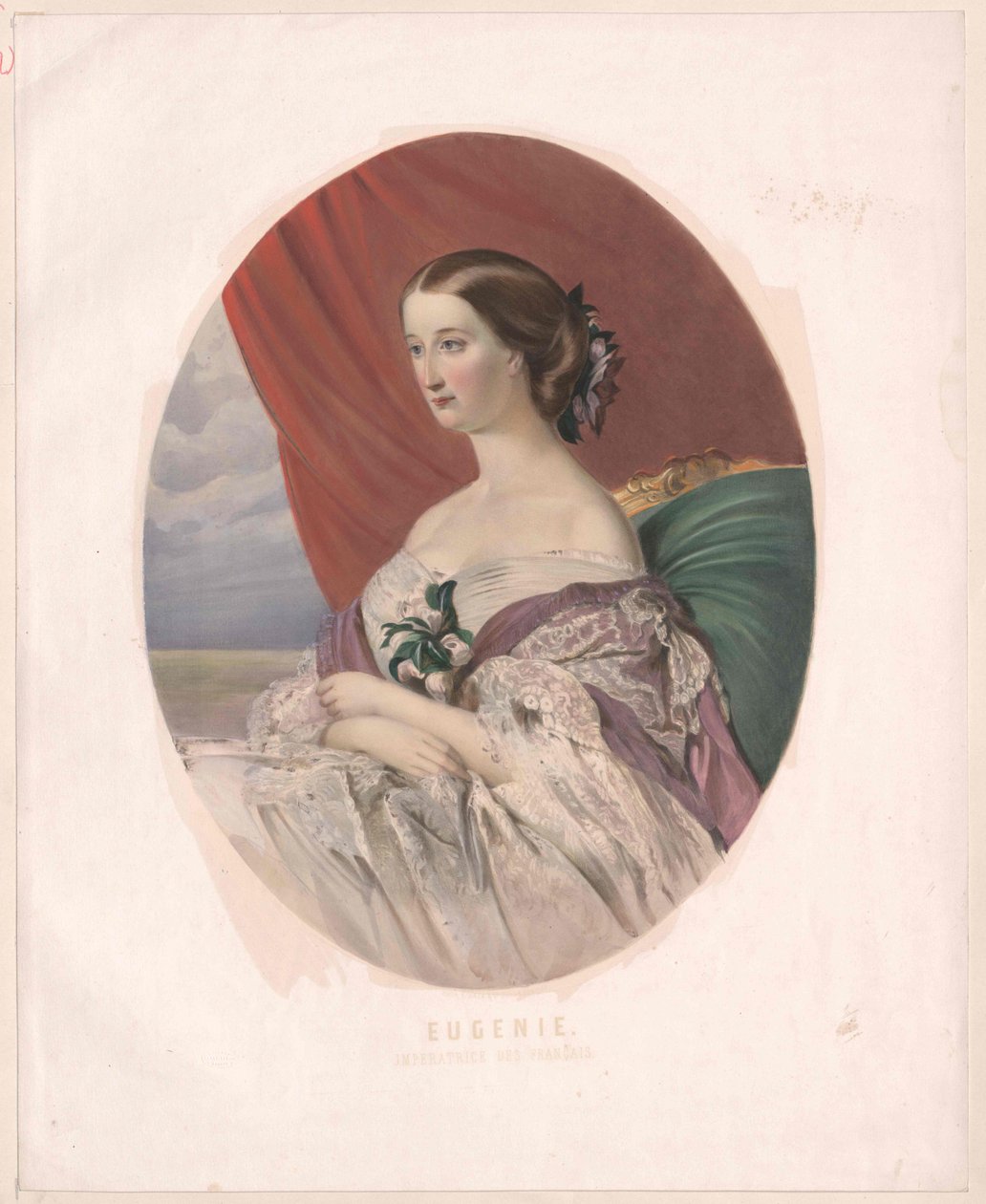 Ranskan keisarinna Eugenie tekijältä Artist Unknown