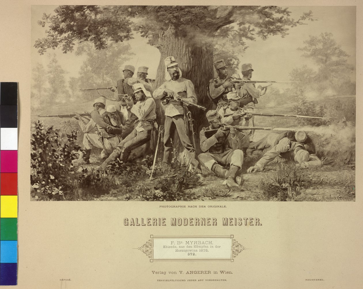 Jakso taisteluista Hercegovinassa 1878 tekijältä Artist Unknown