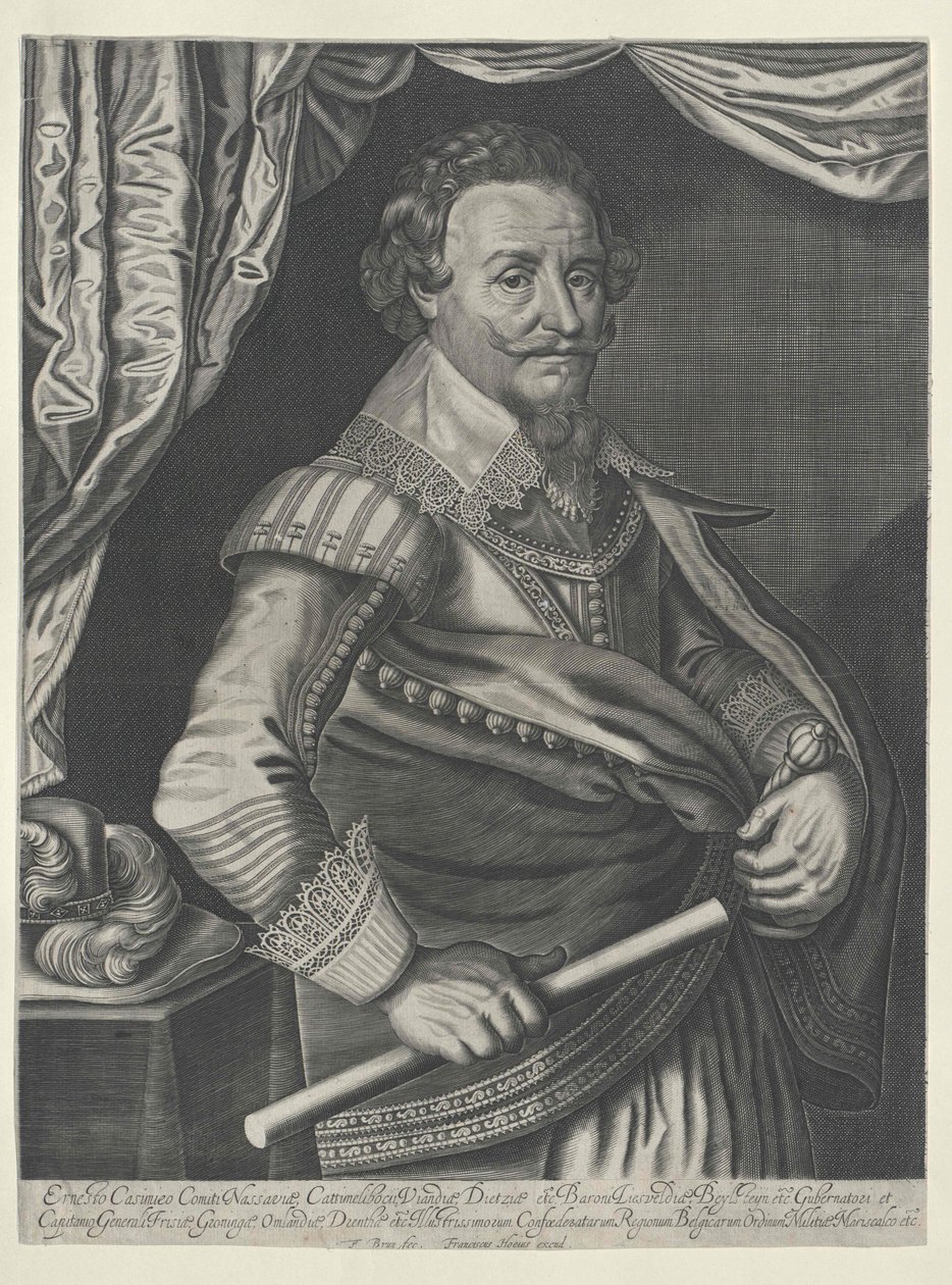 Ernst Casimir kreivi von Nassau-Dietz tekijältä Artist Unknown