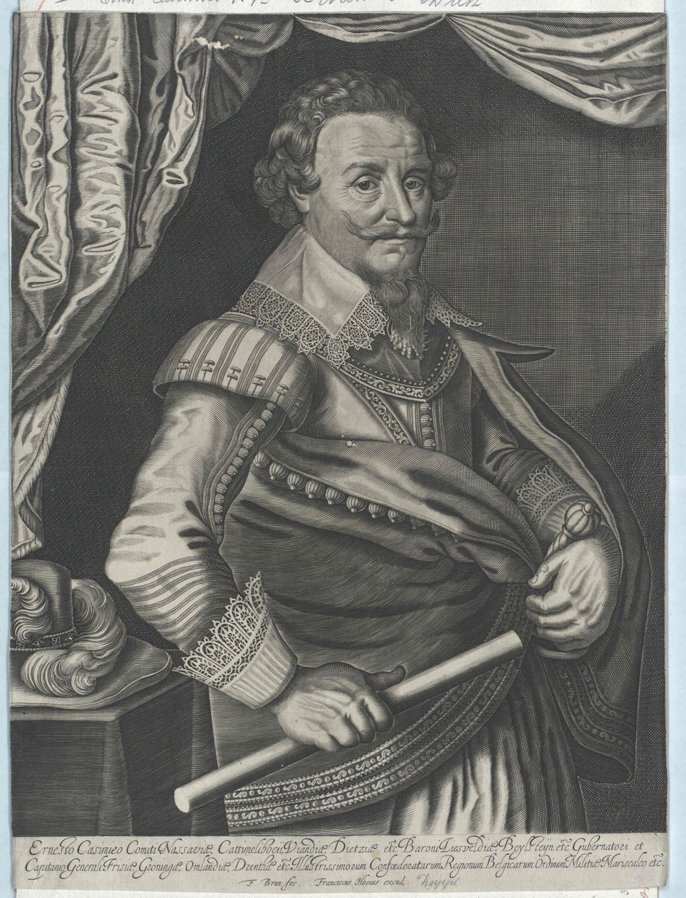 Ernst Casimir kreivi von Nassau-Dietz tekijältä Artist Unknown