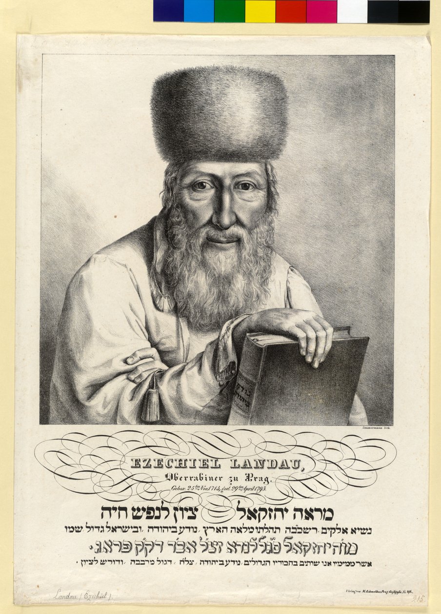 Ezekiel Landau (tulosta) tekijältä Artist Unknown