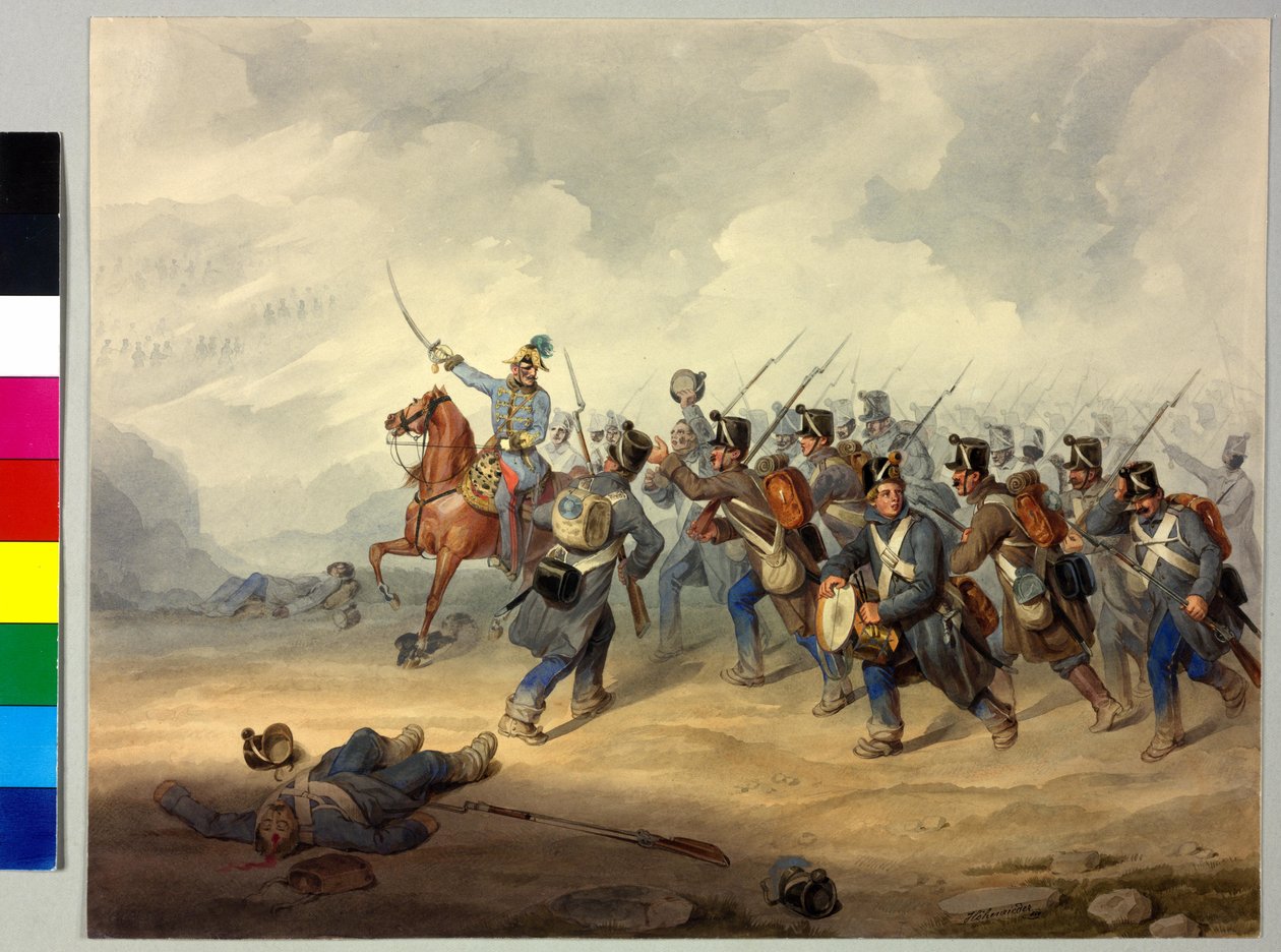 FML Franz Henry kreivi Schlik taistelussa tekijältä Artist Unknown