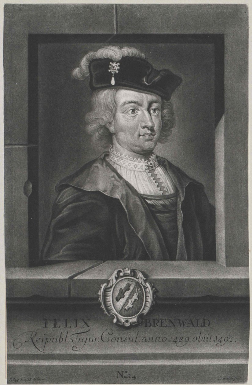 Felix Brennwald (tulosta) tekijältä Artist Unknown