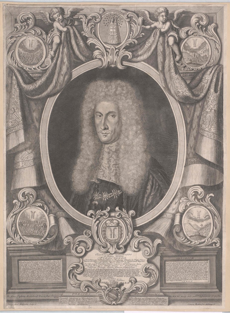 Ferdinand Joseph 3. Nikolsburgin Dietrichsteinin kreivi (tuloste) tekijältä Artist Unknown