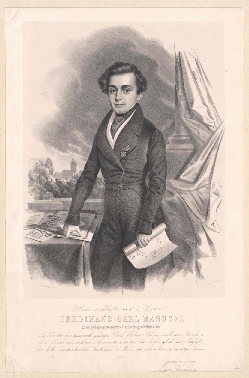Ferdinand Karl nobel von Manussi tekijältä Artist Unknown