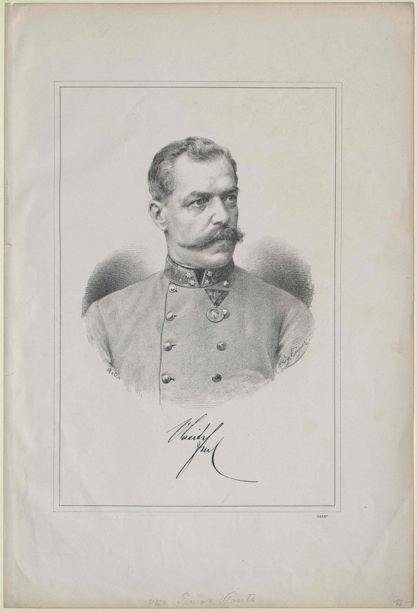 Ferenc Baron Vlasits (painettu) tekijältä Artist Unknown