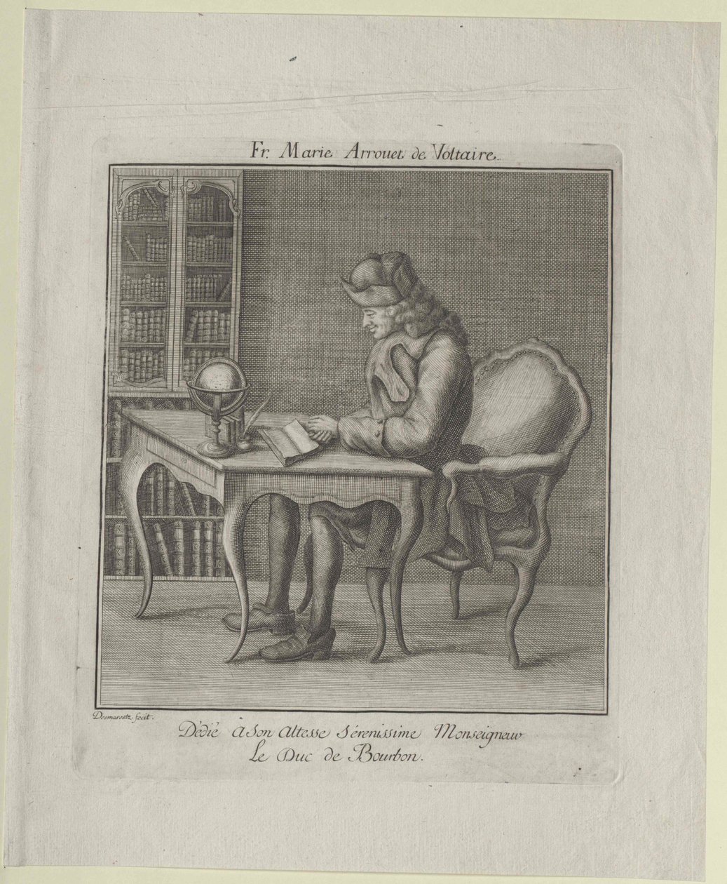 Fran006f0069s Marie Arouet Voltaire tekijältä Artist Unknown