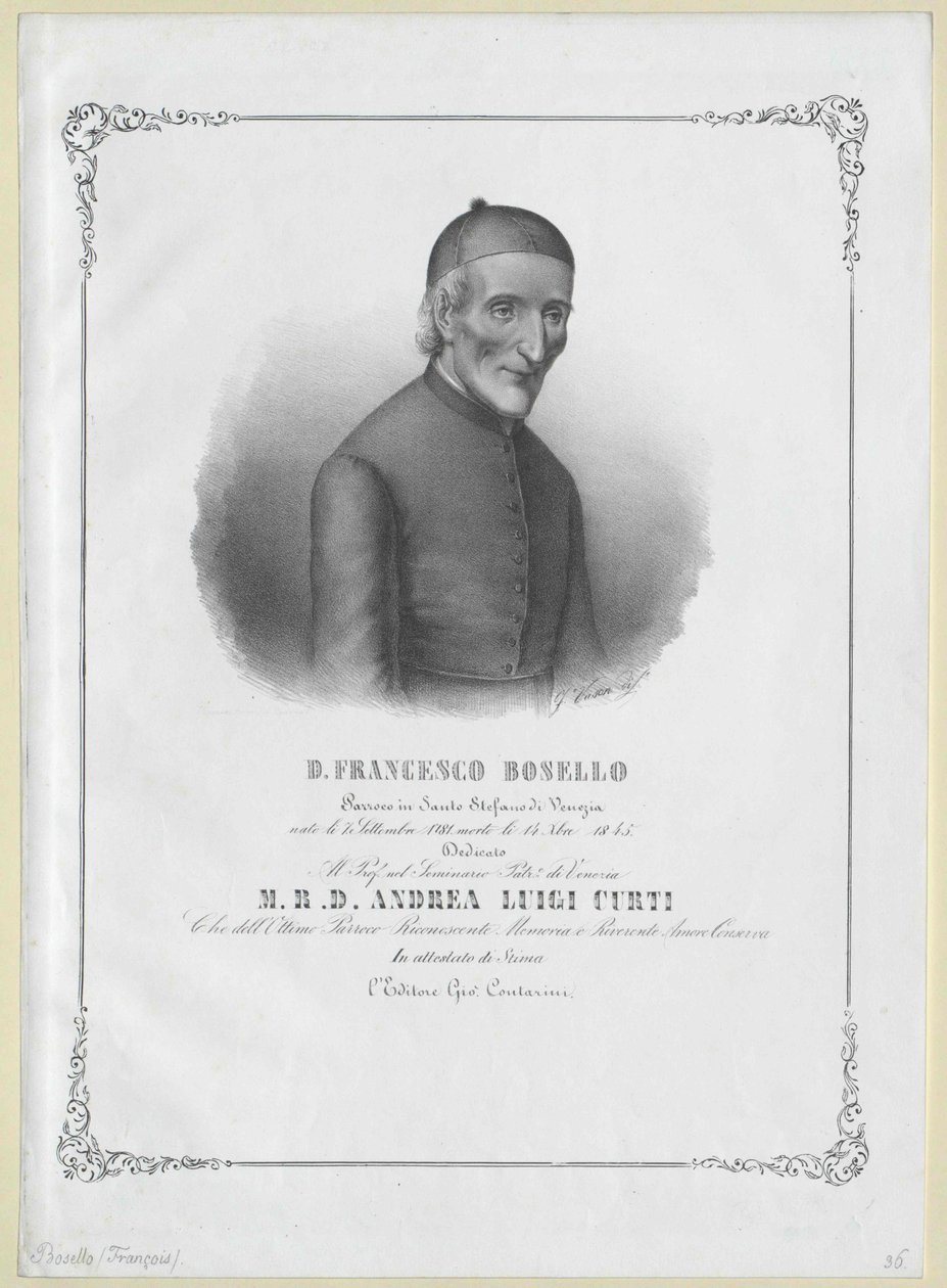 Francesco Bosello (painettu) tekijältä Artist Unknown