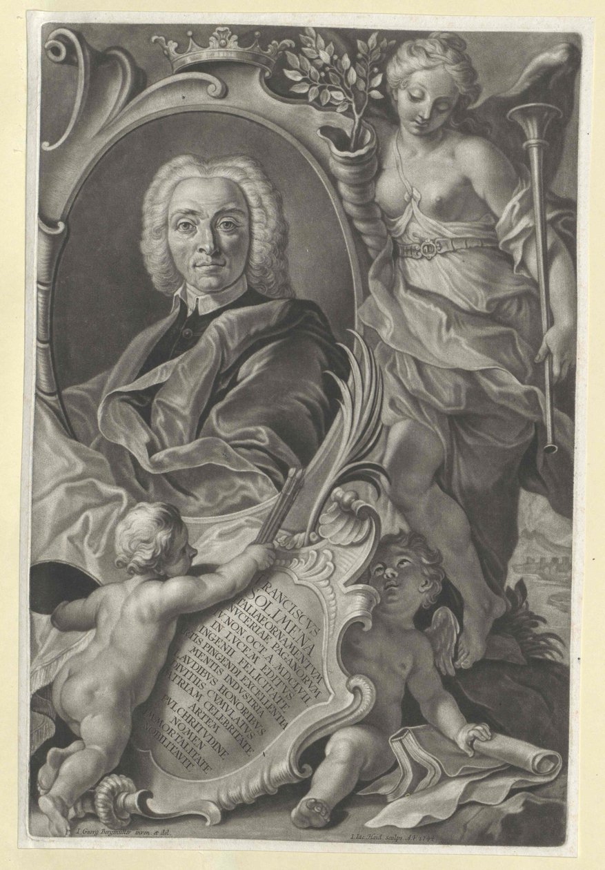 Francesco Solimena (painettu) tekijältä Artist Unknown