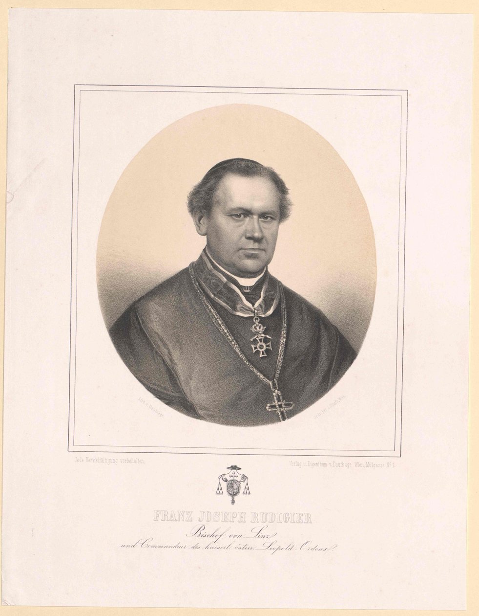 Francis Joseph Rudigier tekijältä Artist Unknown
