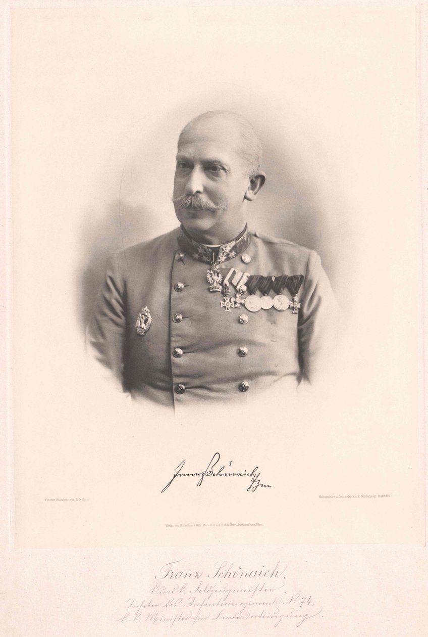Franz Baron Schoenaich (tulosta) tekijältä Artist Unknown