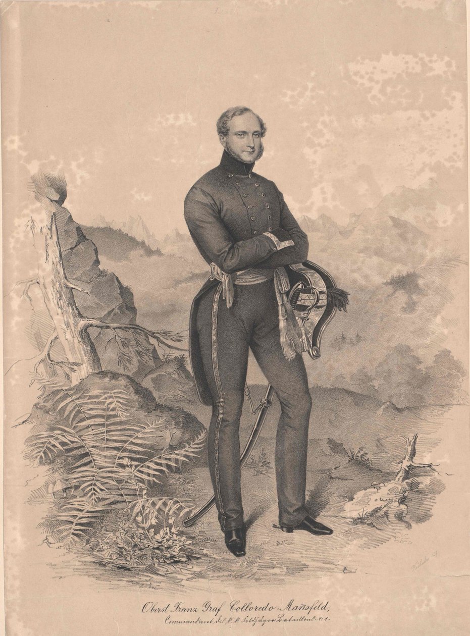 Franz kreivi Colloredo-Mannsfeld tekijältä Artist Unknown